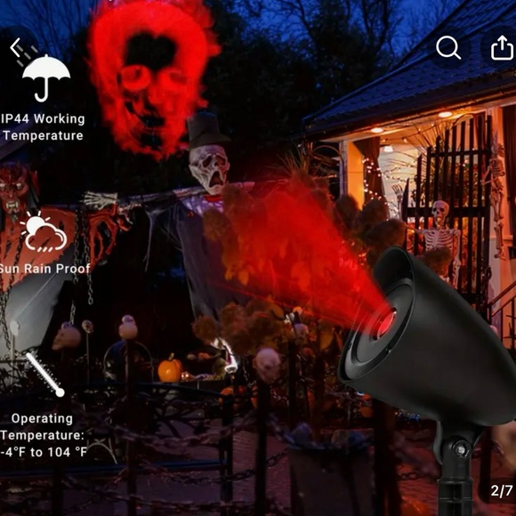 Halloween projector lights - Picture 4 of 8